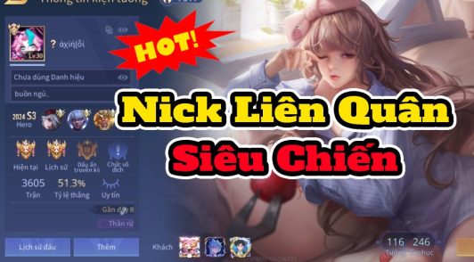 Nick liên quân siêu chiến